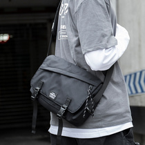 ABOYS2020 new trendy shoulder Messenger bag functional bag mens casual schoolbag student tooling messenger bag ins