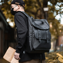 ABOYS backpack mens backpack tide brand computer trend ins high school college students leisure travel Japanese schoolbag