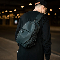 ABOYS Messenger Bag Mens Trendy Brand Casual Messenger Bag Multifunctional Large Capacity Single Shoulder Backpack Small Bag Chest Bag Men