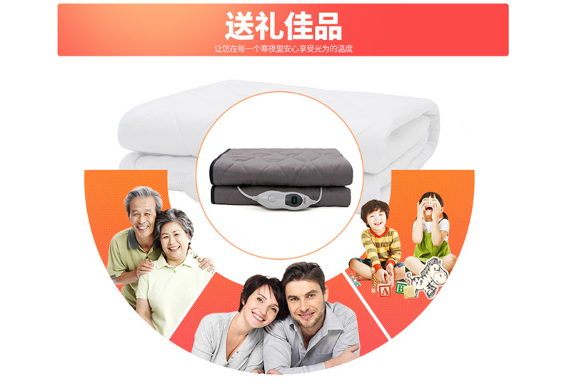 nhà điểm ban đầu (lưới cao chăn điện) xuất khẩu sang đơn ký túc xá đôi timer nhà nhiệt Châu Âu - Chăn điện mền điện