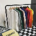 CNBBOY hoang dã giản dị áo dài tay áo thun sinh viên màu rắn thanh niên POLO áo kinh doanh gió nam và nữ thủy triều polo áo Polo