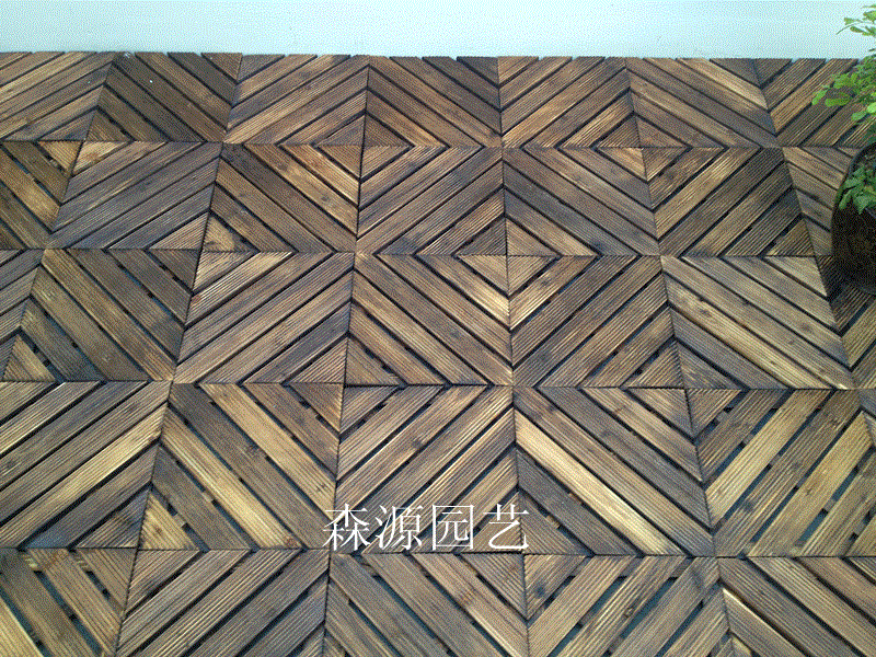 Gỗ carbonized bảo quản gỗ trong nhà và ngoài trời nghiêng dải chống trượt sàn gỗ sân vườn ngoài trời vật tư làm vườn - Nguồn cung cấp vườn bình xịt tưới cây mini