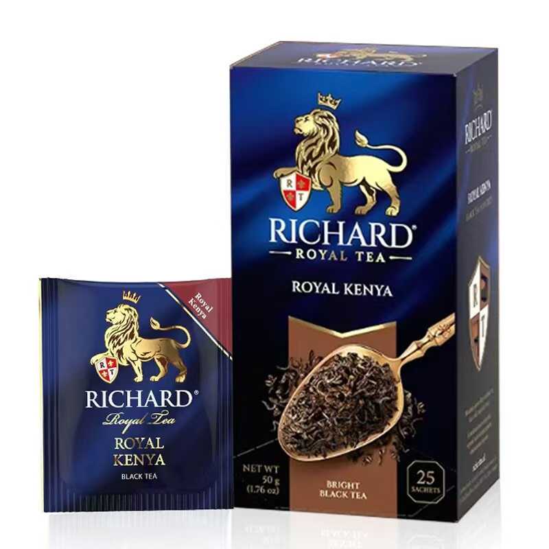 Richard Ceylon High Mountain Black Tea Russian Imported Kenyan Fruit Tea Green Tea Heart-Shaped Gift Box Canned Loose Tea Richard Ceylon High Mountain Black Tea Russian Imported Kenyan Fruit Tea Green Tea Heart-Shaped Gift Box Canned Loose Tea