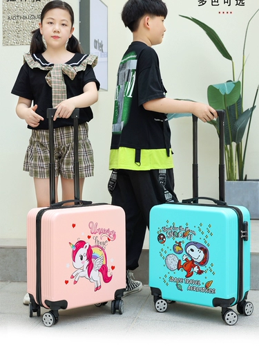 Универсальный детский чемодан подходит для мужчин и женщин, 20 дюймов, делается под заказ, с печатью вашего логотипа