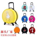 Мультяшный детский чемодан подходит для мужчин и женщин, делается под заказ, с печатью вашего логотипа, 18 дюймов