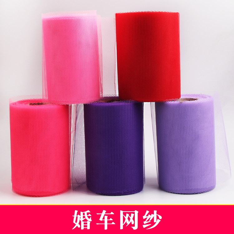 Wedding cars decorated with thick hole dress wedding products Marriage room layout yarn flower yarn yarn yarn yarn yarn