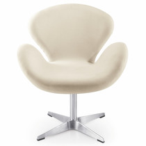 Swan chair Nordic single chair Modern dining chair Leisure sofa chair European home computer chair Office negotiation chair