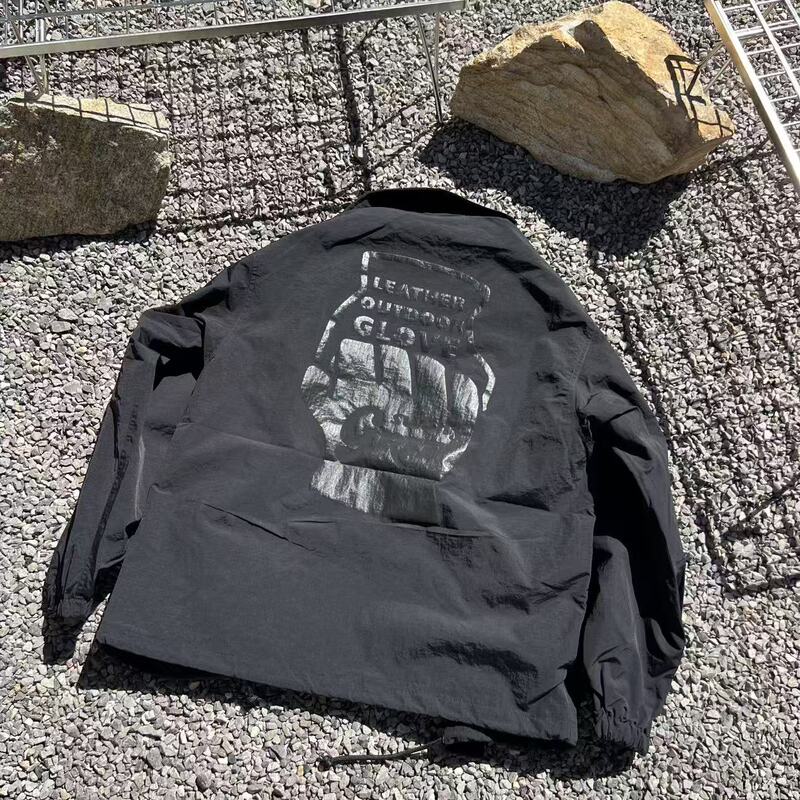 Rock Biker Jacket Outdoor Casual Jacket Spring and Autumn Coach Jacket Cardigan Unisex Inner Wear Instant Noodles Men's Clothing