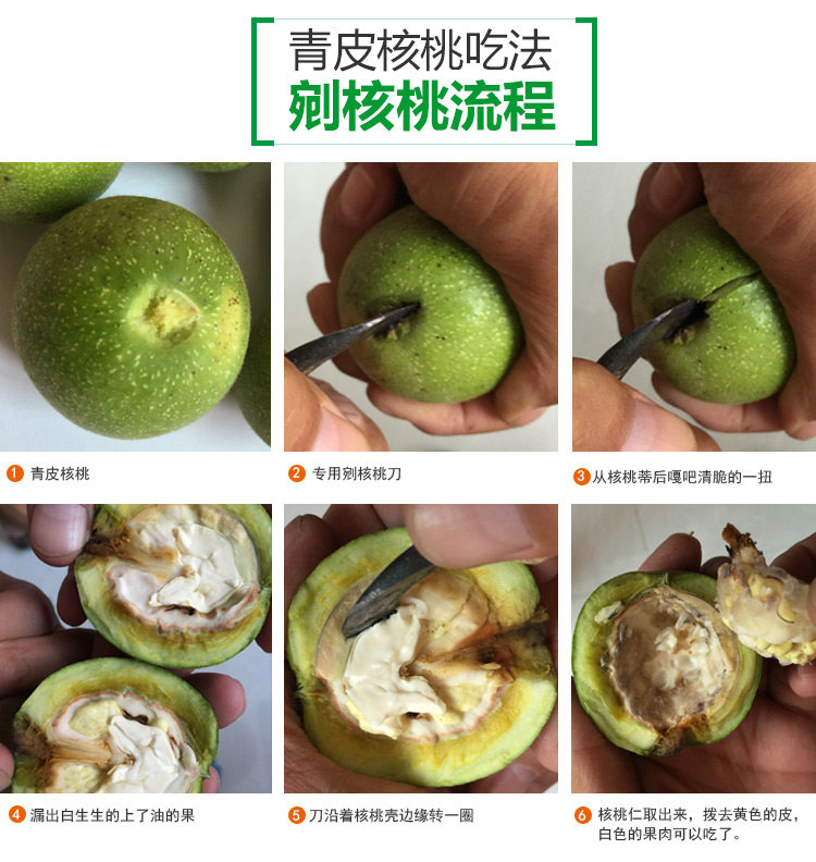 山西垣曲 青皮核桃湿核桃 五斤装 拍下￥19包邮