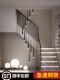 Apartment Hotel Staircase Long Chandelier Villa Duplex Loft Modern Minimalist 2026 New Creative Rotating