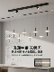 Minimalist Ufo Bar Pendant Light, Modern Light Luxury Restaurant Long Pendant Light, Creative and Unique Island Table Long Line Pendant Light