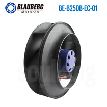 Brand new BLAUBERG bole BE-B250B-EC-01 48V 3 2A 150W cabinet centrifugal cooling fan