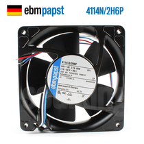 German ebmpapst import blower 4114N 2H6P 12038 24V large air volume frequency inverter heat dissipation fan