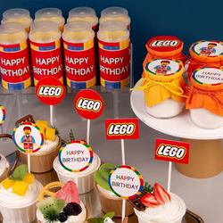 Lego dessert cake decoration account