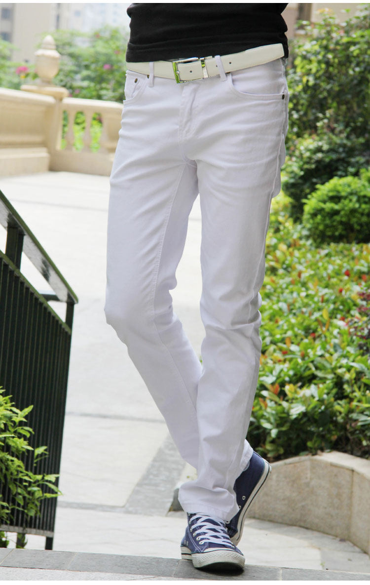 Jeans pour jeunesse droite en vrac en coton pour Quatre saisons - Ref 1481811 Image 9