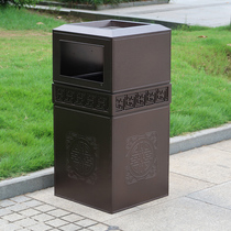 Sales Department trash can outdoor Real Estate Villa courtyard garden large fruit box outdoor commercial cast aluminum high-end