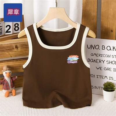 A new American-style I-shaped vest with a halter 2024 design, sleeveless summer short white top for women