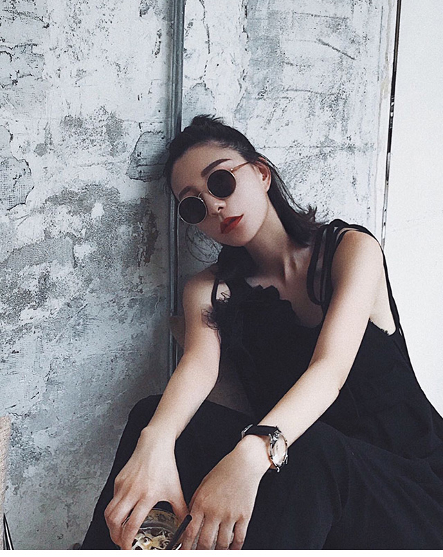 Wu Yifan đeo kính râm Trung Quốc có đôi mắt tròn nhỏ hip hop kết hôn với chú rể retro nam nữ cận thị gọng kính cận nữ đẹp