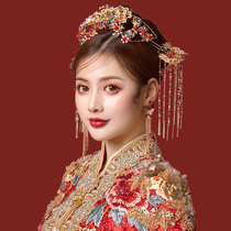 2021 new show and head accessories Bridal Chinese Style Atmospheric Pineal Crown Ancient Fashion Accessories Suit Wedding Dragon Crested Vest Accessories