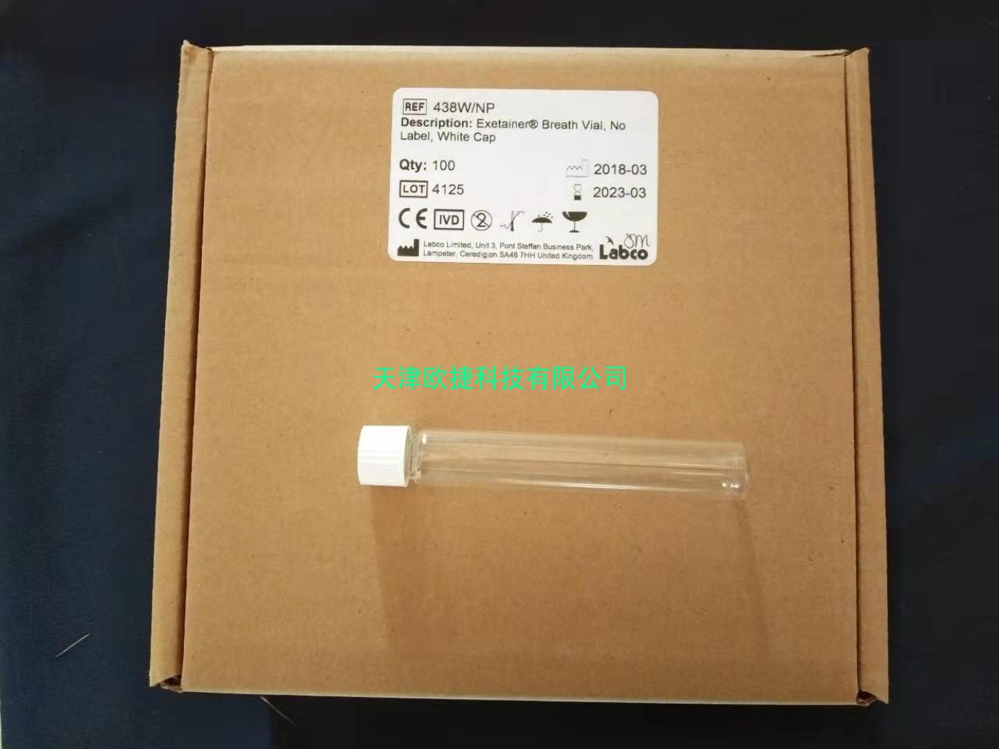 labco,呼吸质谱专用瓶,438W