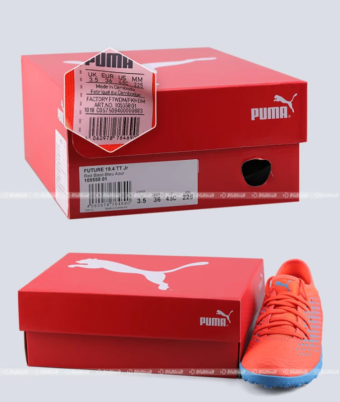 PUMA / TƯƠNG LAI 19.4 TT Jr thi đấu đào tạo móng tay cho giày bóng đá nam và nữ 105558 - Giày bóng đá