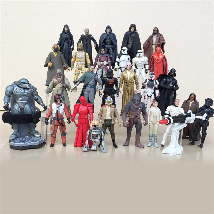 Interstellar Wars model model Jedi mandaro people black samurai 3 75-inch disposable