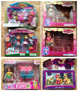Кукла Lalaloopsy Lele Angel / Linda, ПВХ, в ассортименте, размеры 4–12 см