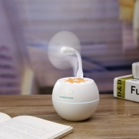 Orange Orange Lemon Ba trong một Máy tạo độ ẩm USB Car Office Marquee Night Light Humidifier - Máy giữ ẩm máy tạo độ ẩm mediamart