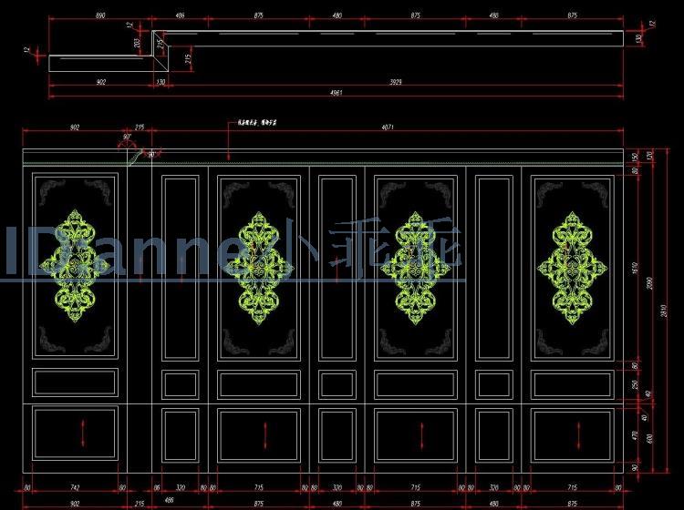 tivi vsmart Thiết kế nội thất gỗ veneer rắn tường nền đứng về phía tường cad xây dựng bản vẽ TV tường sofa tường cad - TV tivi samsung 55 inch tu8500