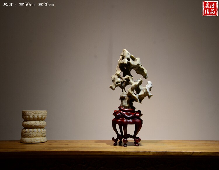 Taihu Stone Large pendulum piece Lingbi stone Chiishi Stone original stone Natural Stone Case Head Cave Stone Town Residence Stone