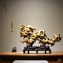 Lingbi stone Taihu stone boutique ornaments strange stone natural original stone hall gift collection Town House