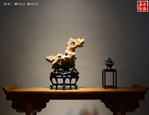 Old Taihu Lingang stone Wenfang stone Chiishi Stone original stone Natural stone case head swing piece book house Jocchim lingbi stone