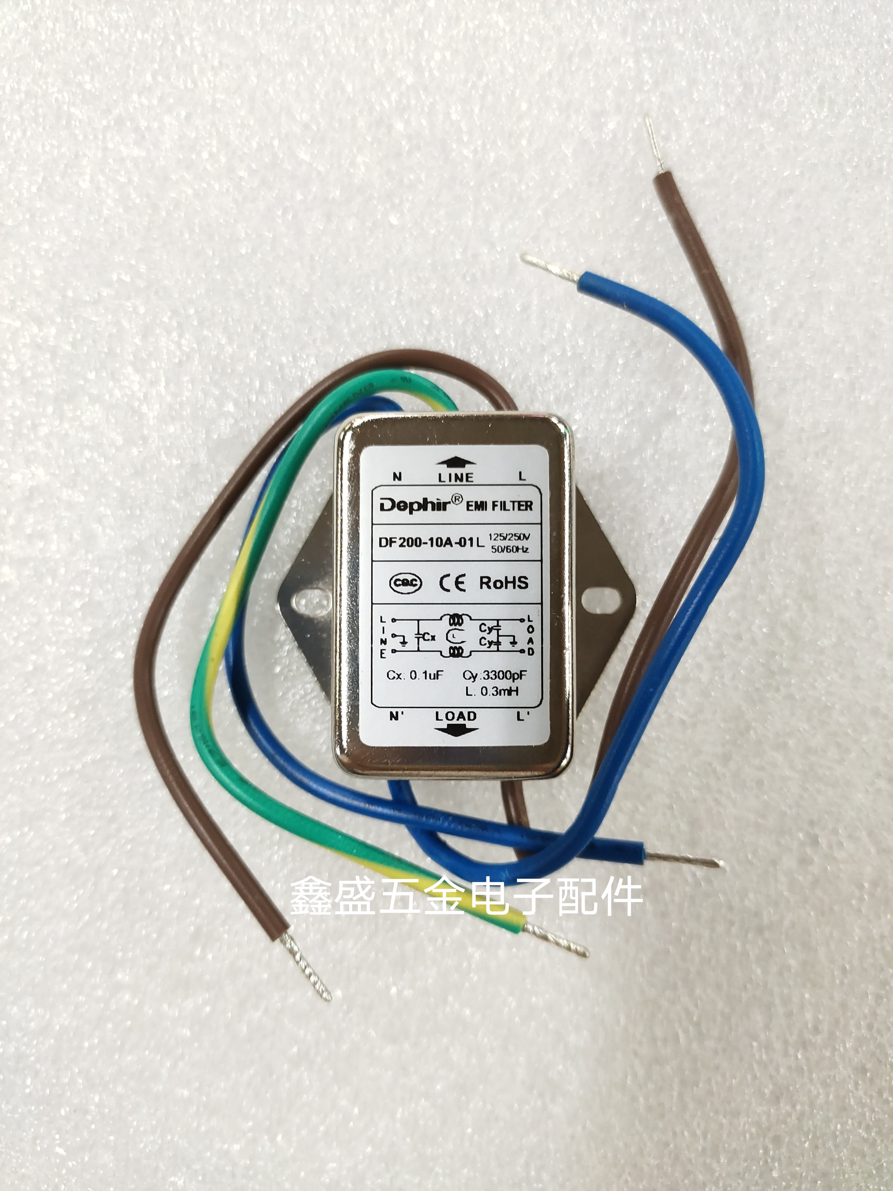 Depher Power Filter 220V Band Anti-Interference 10A AC CW1B-10A-L(040)