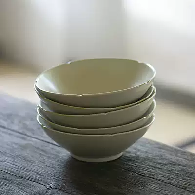 Longwube middot utensils] Yinshantang shallow autumn Kui mouth hat plate