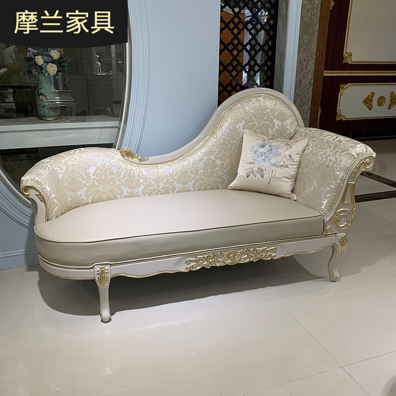 Ghế quý phi Châu Âu Gỗ Chắc Chắn Ghế Dài Phòng Ngủ Ghế Dài Phòng Khách Ghế Dài Căn Hộ Nhỏ Làm Đẹp Ghế Dài