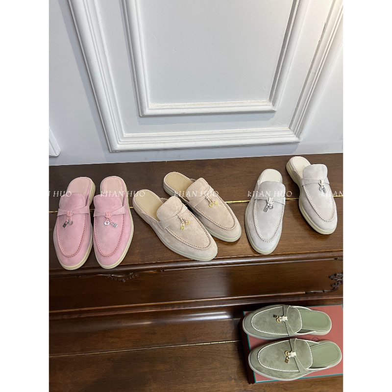Tasteful/High-End Feel~ Genuine Leather Closed-Toe Half-Slippers, Flat-Soled Old Money Style Mules, Slip-On Loafers Tasteful/High-End Feel~ Genuine Leather Closed-Toe Half-Slippers, Flat-Soled Old Money Style Mules, Slip-On Loafers