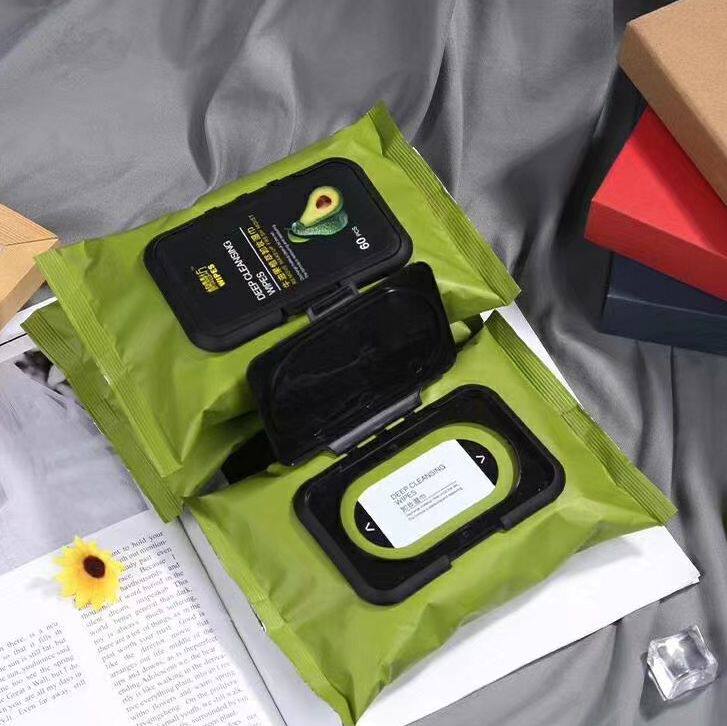 Cow Oil Fruit Unloading Makeup Wet Towel Schoolgirl Carry-on cotton Hui Square free of washing 4 Packaging-Taobao