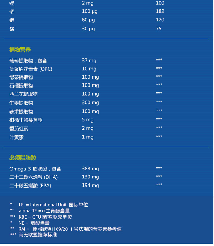 Orthomol 奥适宝iCAre术后恢复营养素