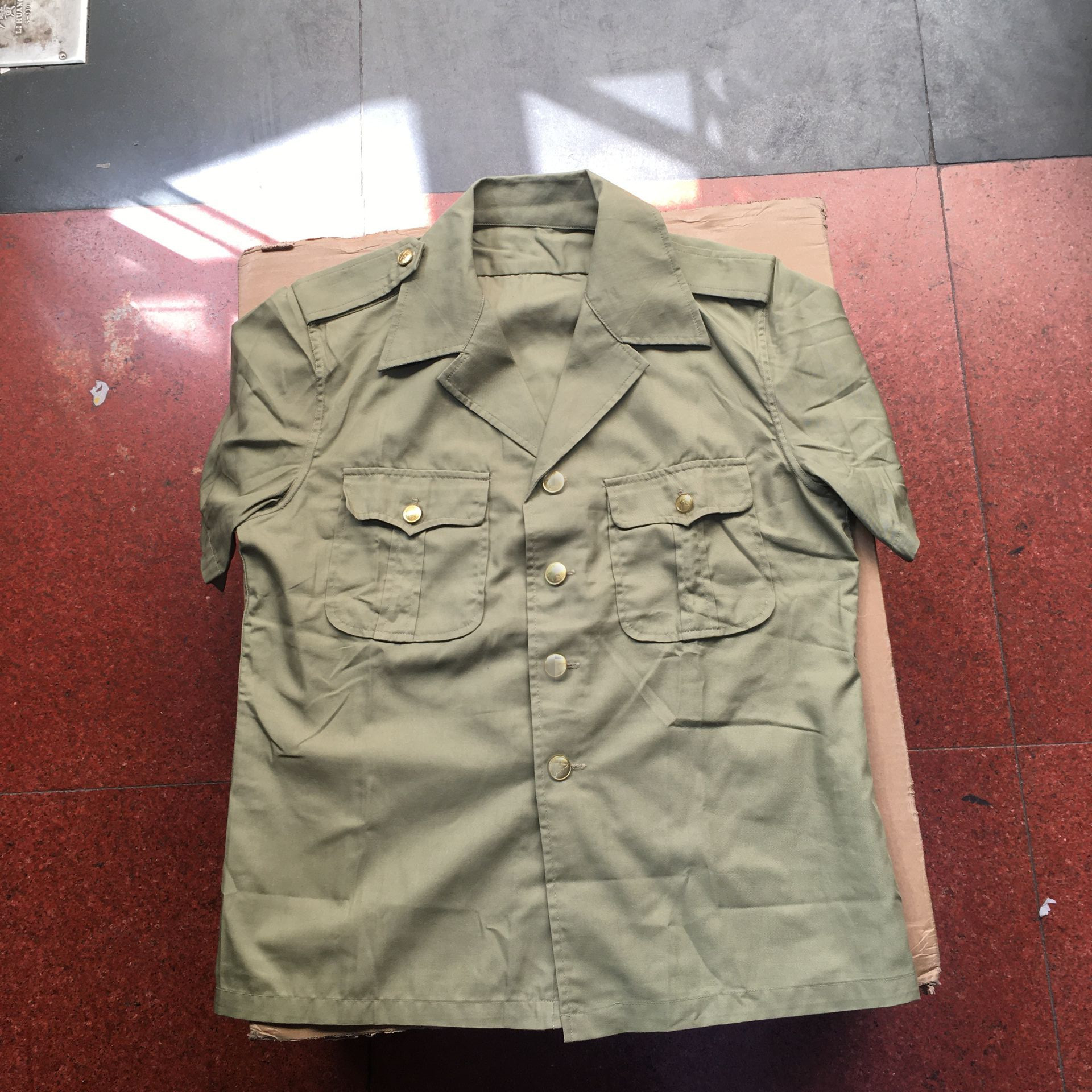 Type 87 short-sleeved shirt 2 pocket vintage collection summer shirt