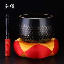 Taiwan copper chime Copper bowl Buddha sound bowl Practice bowl Dharma instrument Black brass Qingmu fish chime Buddhist Taoist supplies