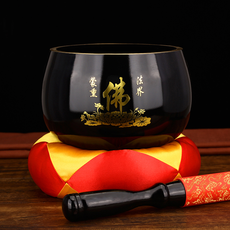 Lotus Copper Gong Buddha Character Copper Bowl Practice Bowl Buddha Sound Bowl Ode Bowl Buddha With Copper Celebration Yoga Bowl Ritual Instrument Copper Bowl Bowl