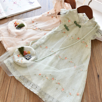 Girls dress in summer dress for Chinese wind girl princess Yang 2023 new childrens dress