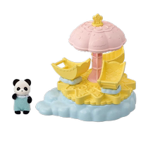 (Self-operated) Sylvania Castle Moon Car Girl Princess Childrens Toy Birthday Gift Play House