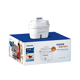 【自营】碧然德滤芯飞利浦净水壶专家版滤芯家用6只装过滤净水器