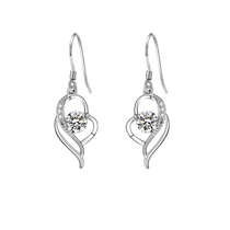 (Self-operated) Grace Girl (Accessories) Earrings Womens Silver Long Temperament Ear Hooks Slimming Temperament Gift for Girlfriend