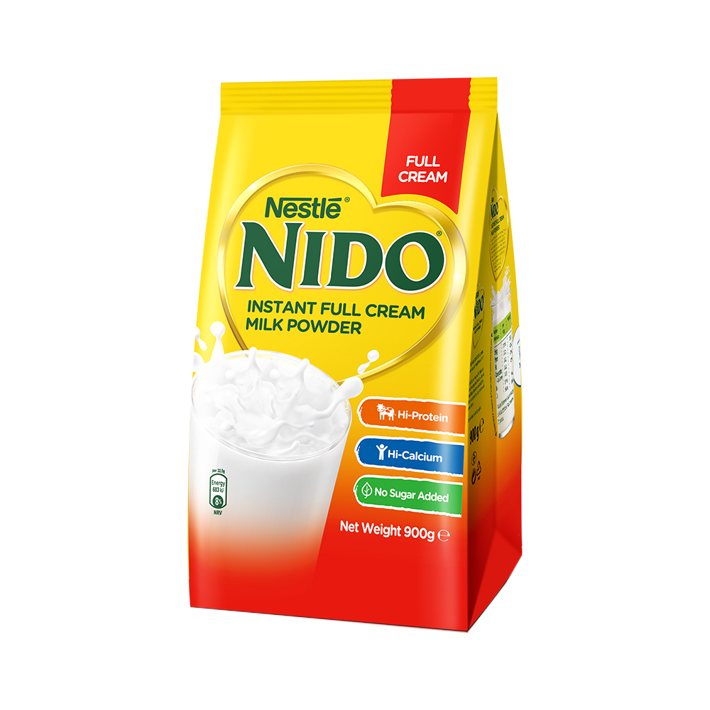 荷兰进口 雀巢 NIDO 全脂高钙奶粉 900gx2袋