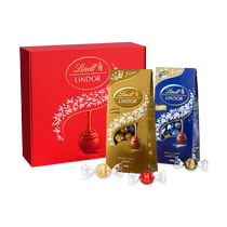 (Self-operated) Lindt Soft Heart Selected Dark Chocolate 600g*2 Gift Box Snacks and Souvenirs