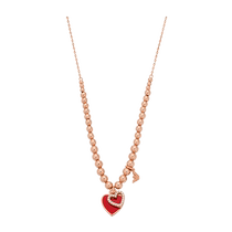 (Self-operated) Armani LOVE series necklace for women official beaded brass love gift for girlfriend
