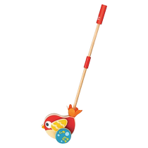 (Self-Employed) Hape Lily Bird Music Pushback Baby Fun Learning Step Toys 1-3 Year Old Single Pole Hand Putter