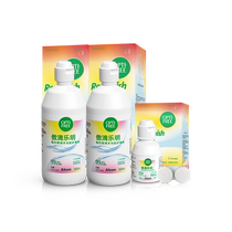 (Autonome) Solution dentretien pour lentilles de contact Alcon Aodi Leming 300 ml*2 Leming 60 ml set G